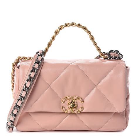 19s iridescent pink chanel|CHANEL Iridescent Lambskin Quilted Medium Chanel 19 Flap .